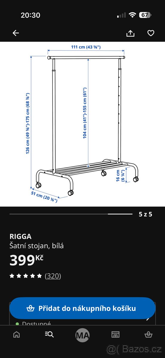 Botník ikea - 2