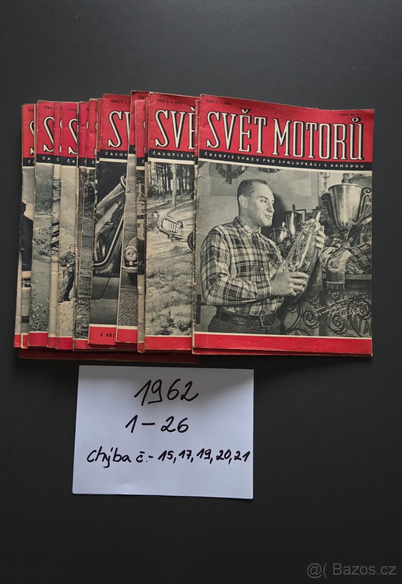 SVĔT MOTORŮ ročník- 1962,1963 - 2