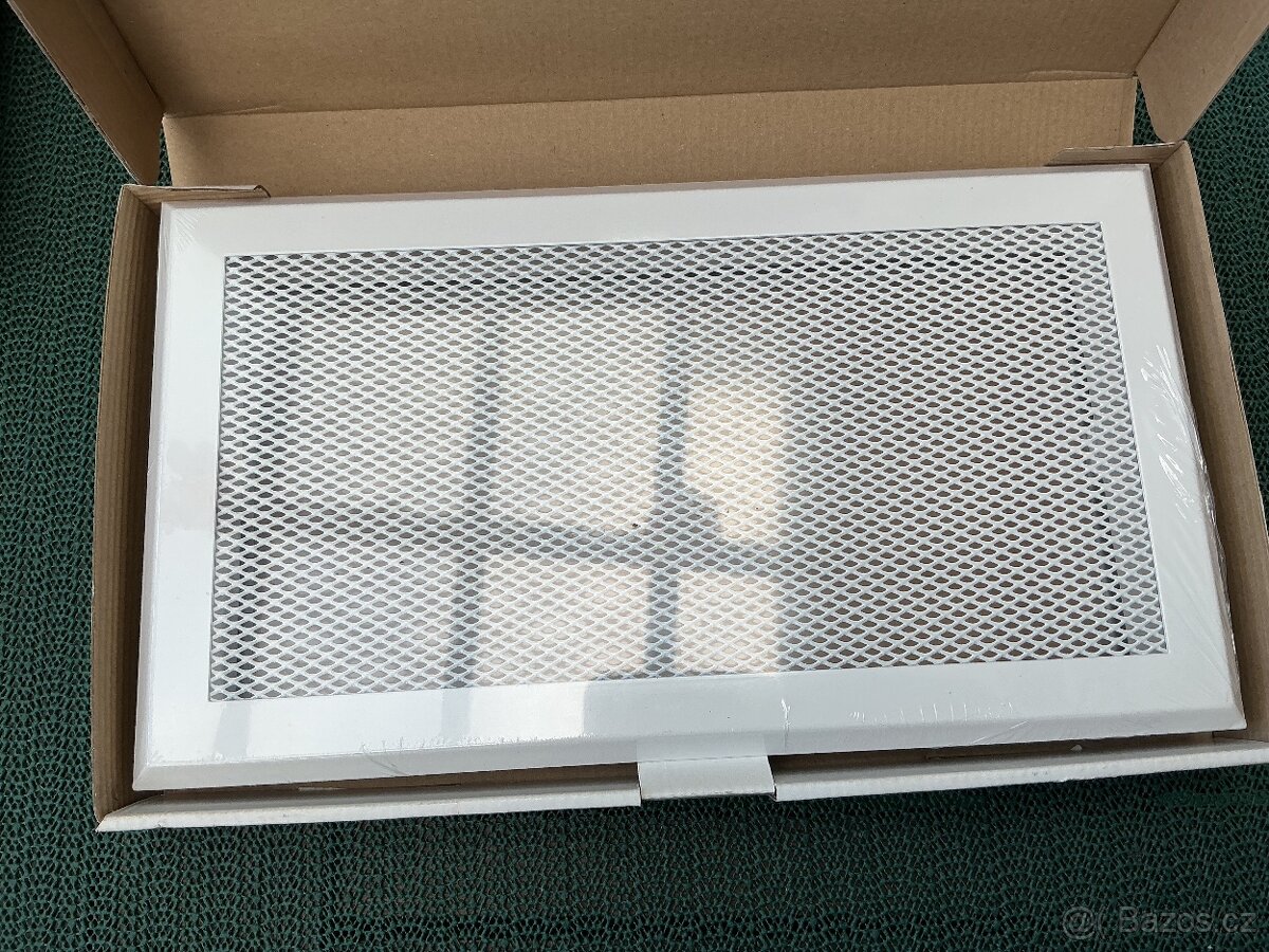 N.O.V.Á bílá krbová mřížka 16x32 - 2