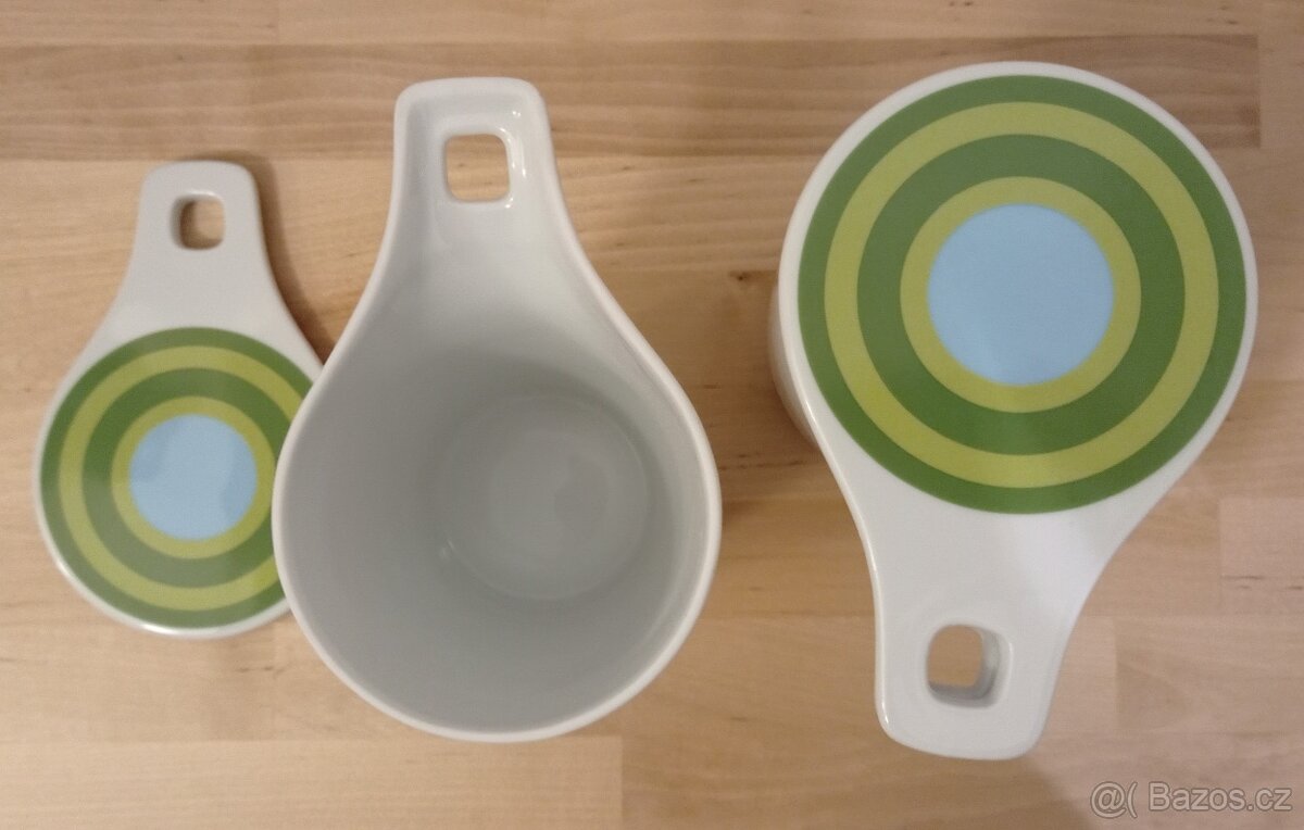 2 porcelánové hrnečky s pokličkou - Kahla - 2