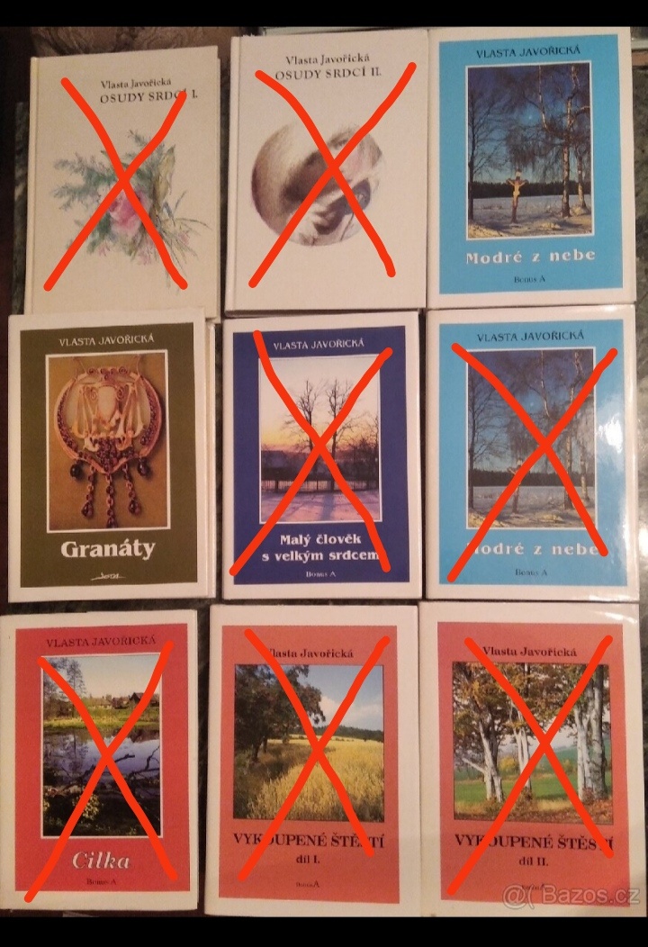 Knihy - Javořická - 2