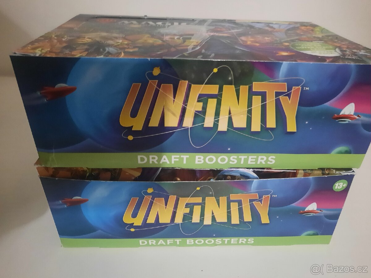 Magic the Gathering Unfinity, 2x box, cca 500 karek/1 box - 2