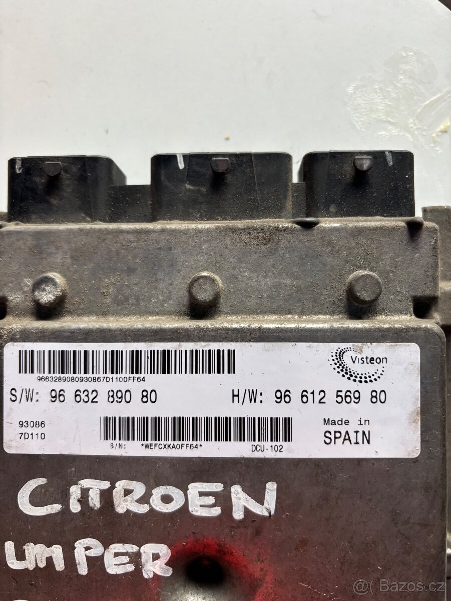 Citroen Jumper r.v.2008,2.2 CDTi-řídící jednotka - 2