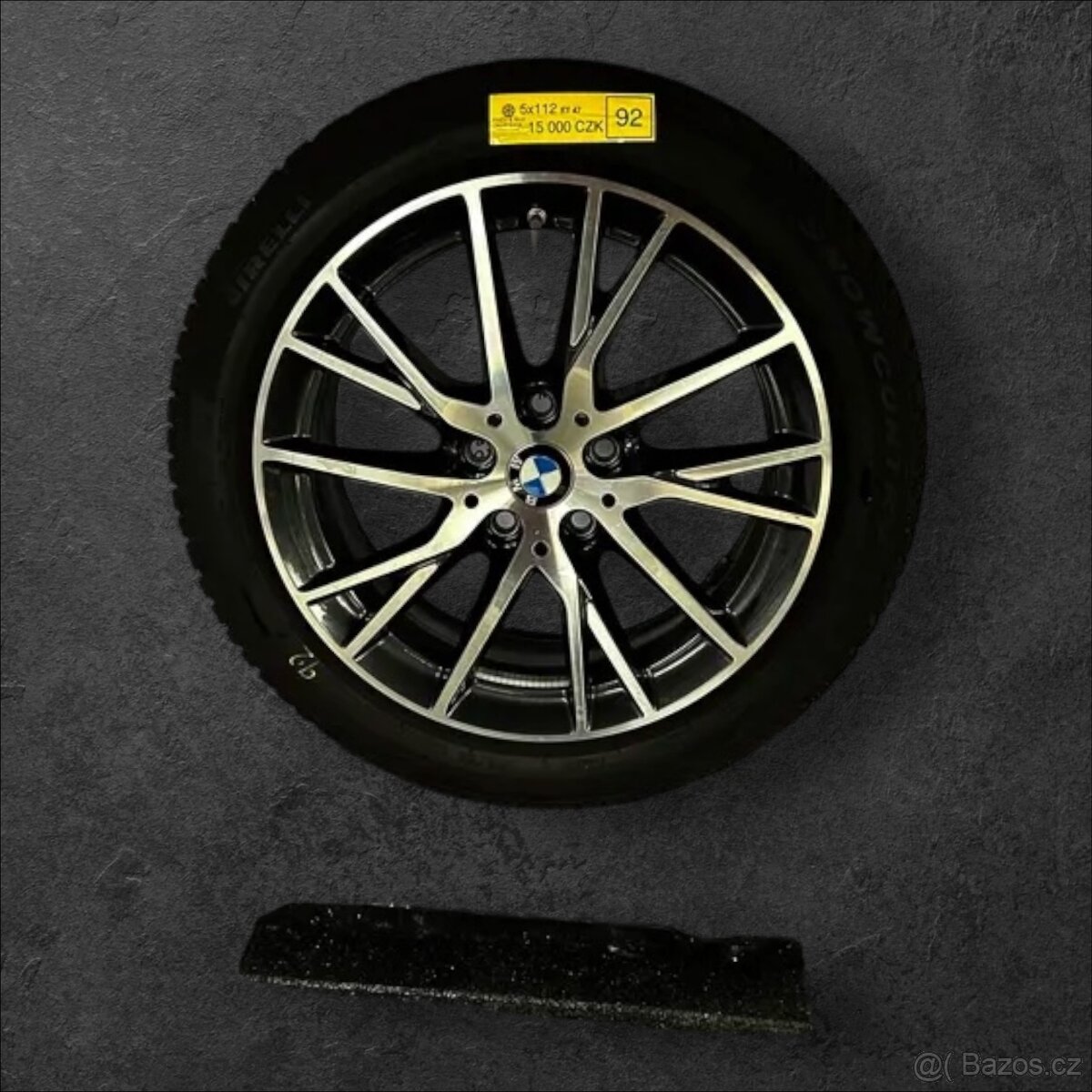 Originální alu kola BMW 5x112 + zimní 195/55r17 - 2