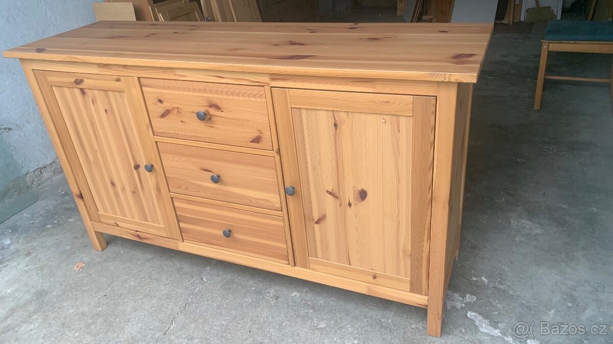 Ikea Hemnes velká komoda příborník masiv Leksvik - 2