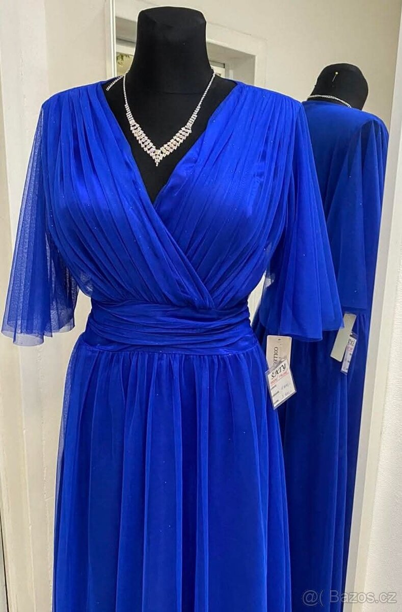 NOVÉ plesové šaty TŘPYTIVÉ - 2