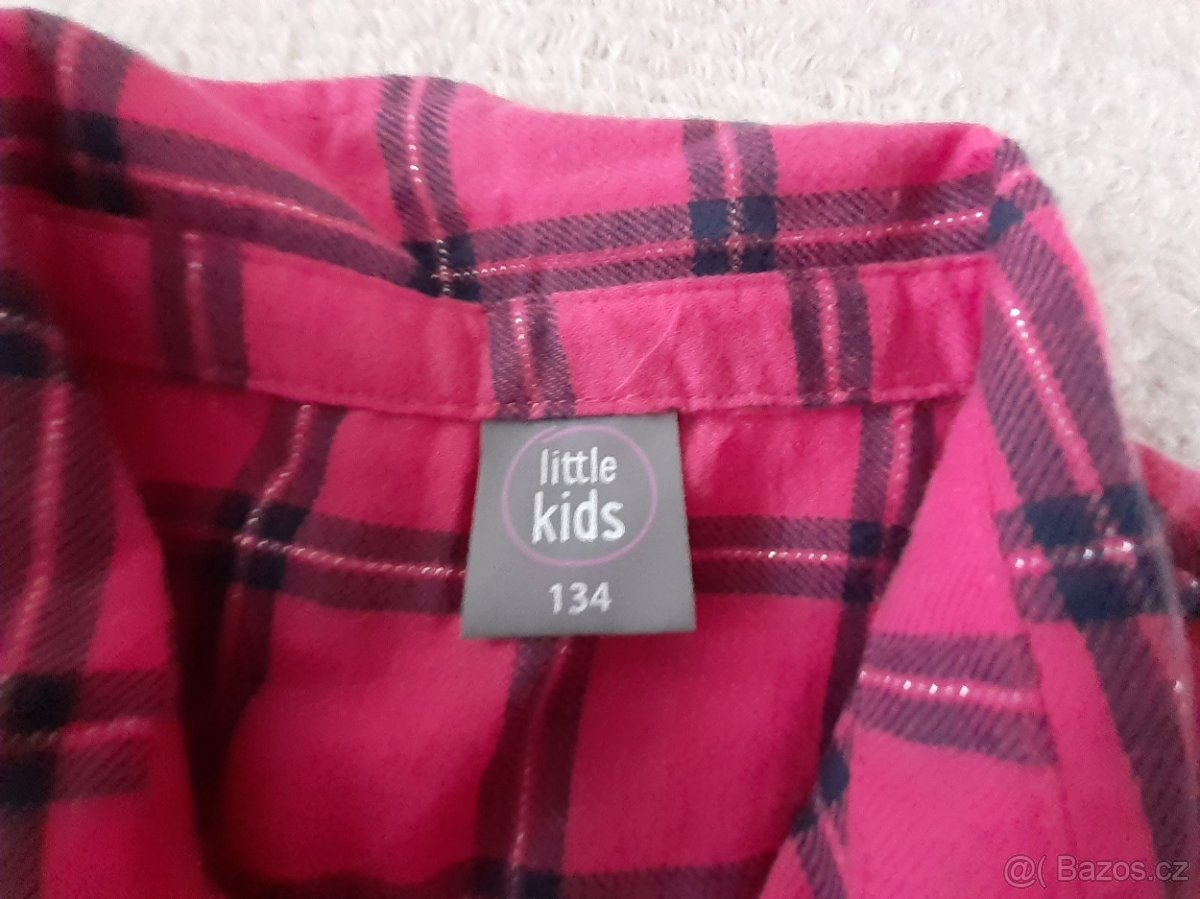 Košile flanel.vel.134 - 2