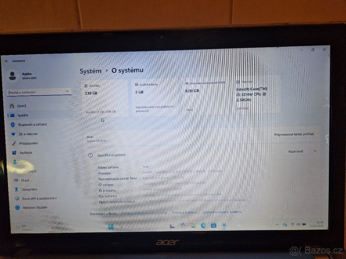 Acer Aspire V3-571G - 2