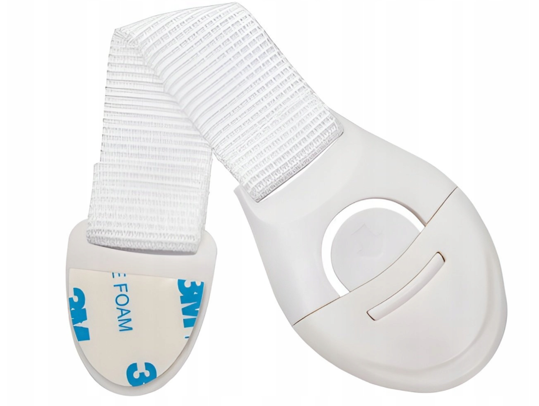 Zámky na dvířka a šuplíky 7ks bílé a 10ks černé - 2