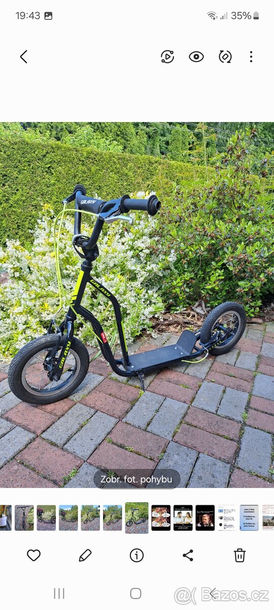 Kolobezka Galaxy Calypso 12" - 2