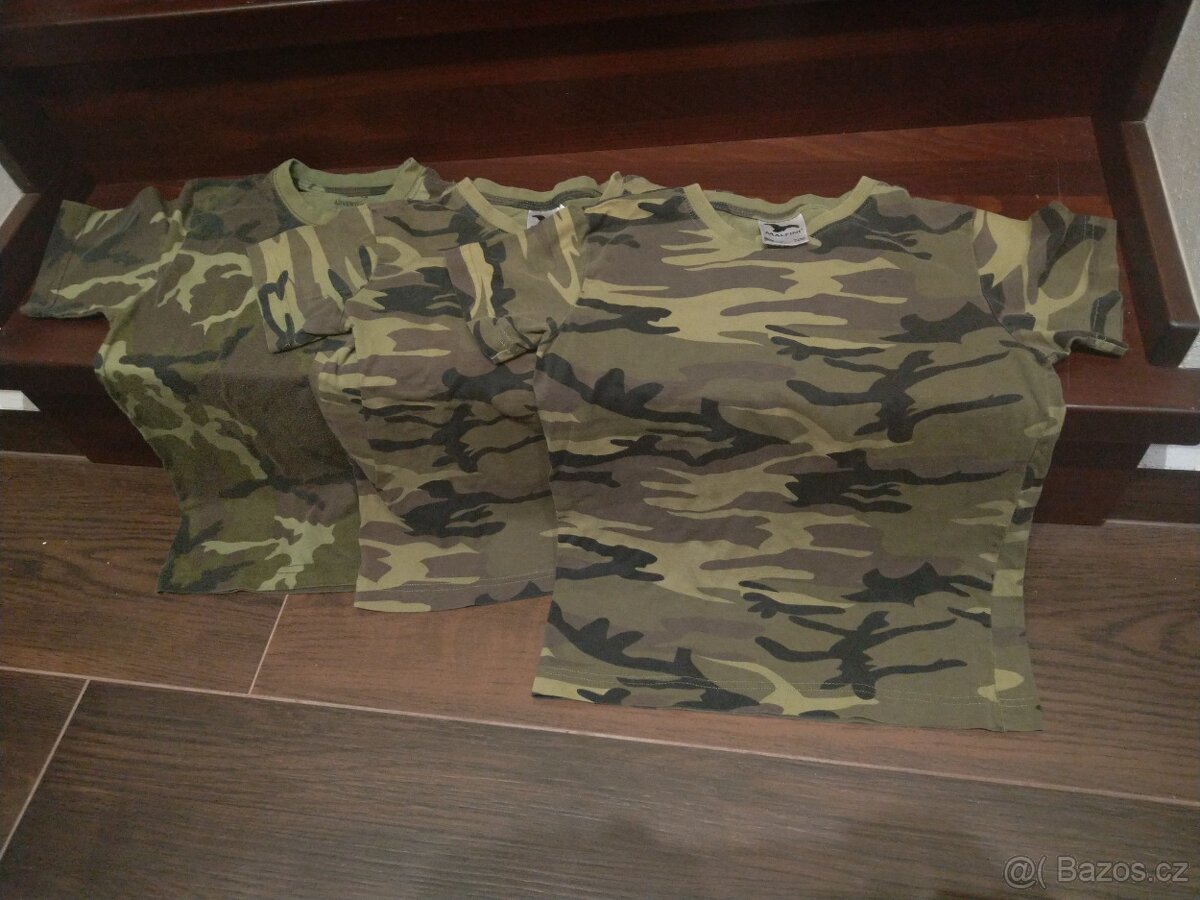 Dětská maskáčová trika - 2