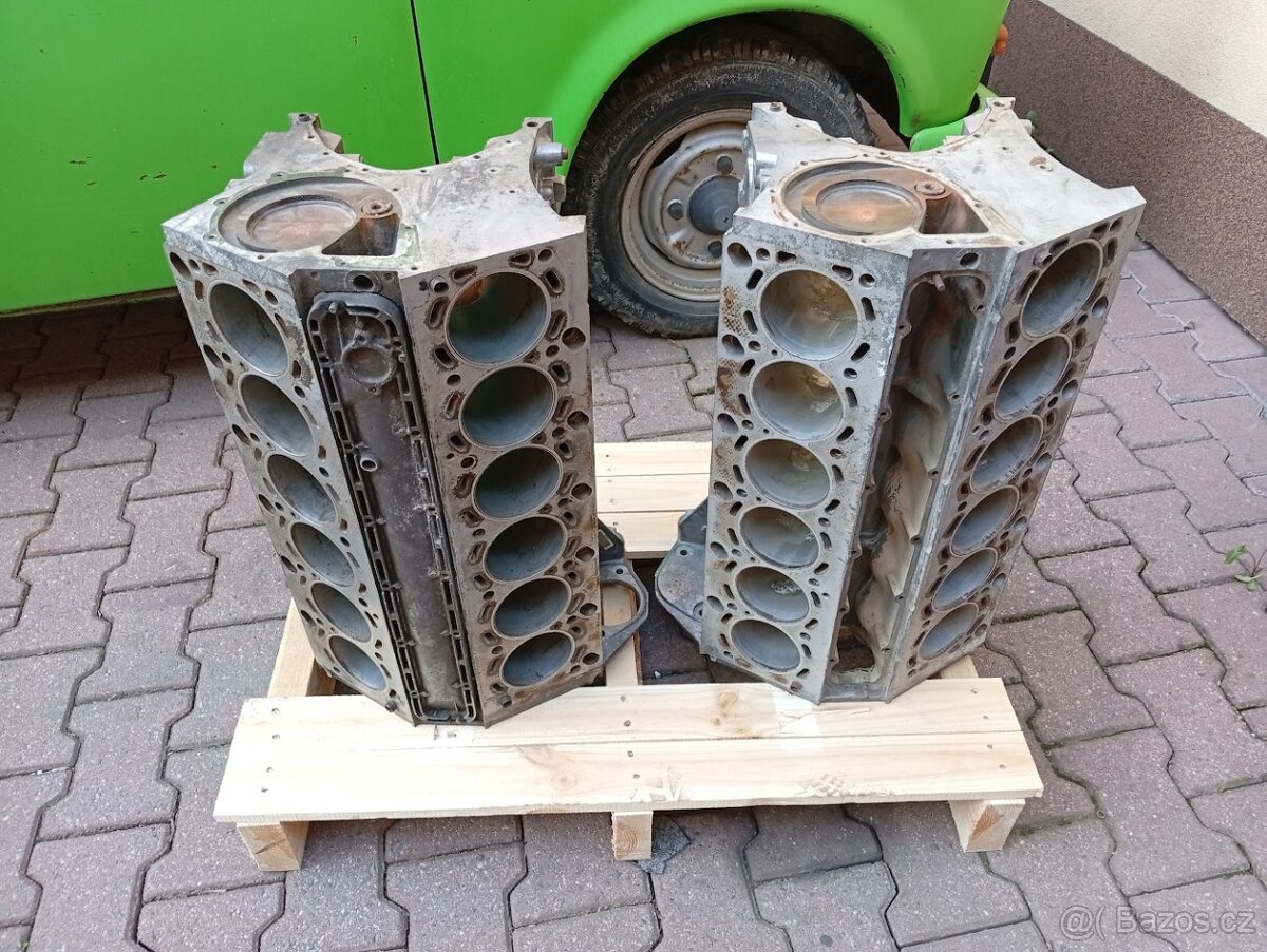 V12 blok - Top Gear stolek, BMW M70 E32 750iL, E31 850i - 2