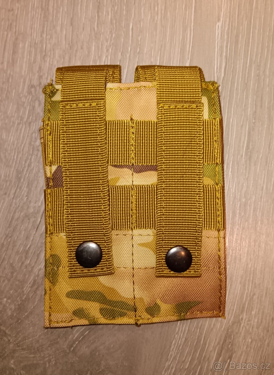 Pouzdro dvojité kamufláž Molle na 2 zásobníky_GLOCK a další - 2