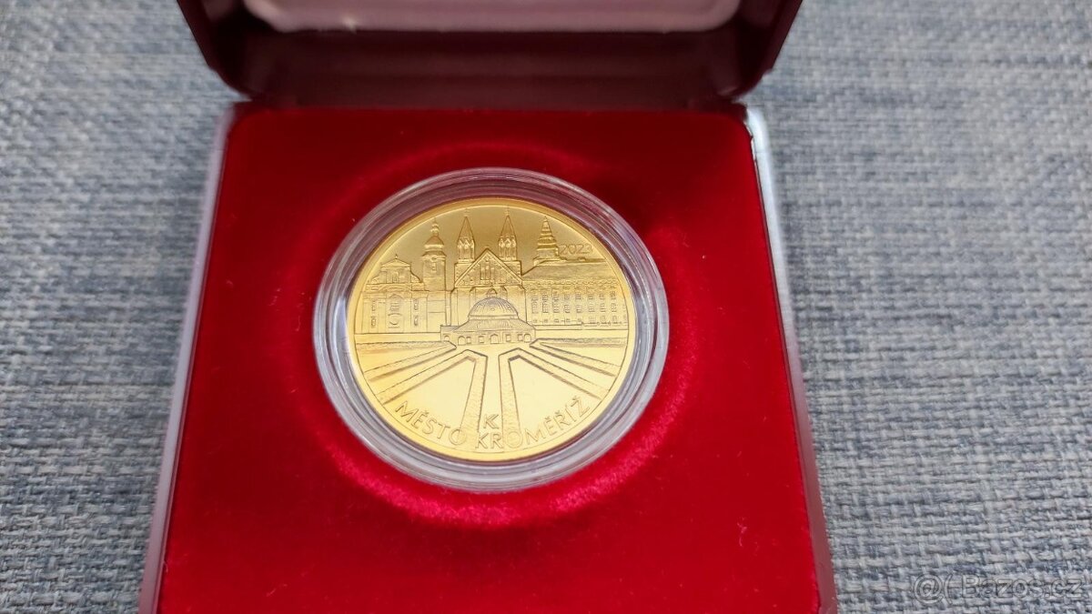 Zlatá mince KROMĚŘÍŽ 2023 BK - 2