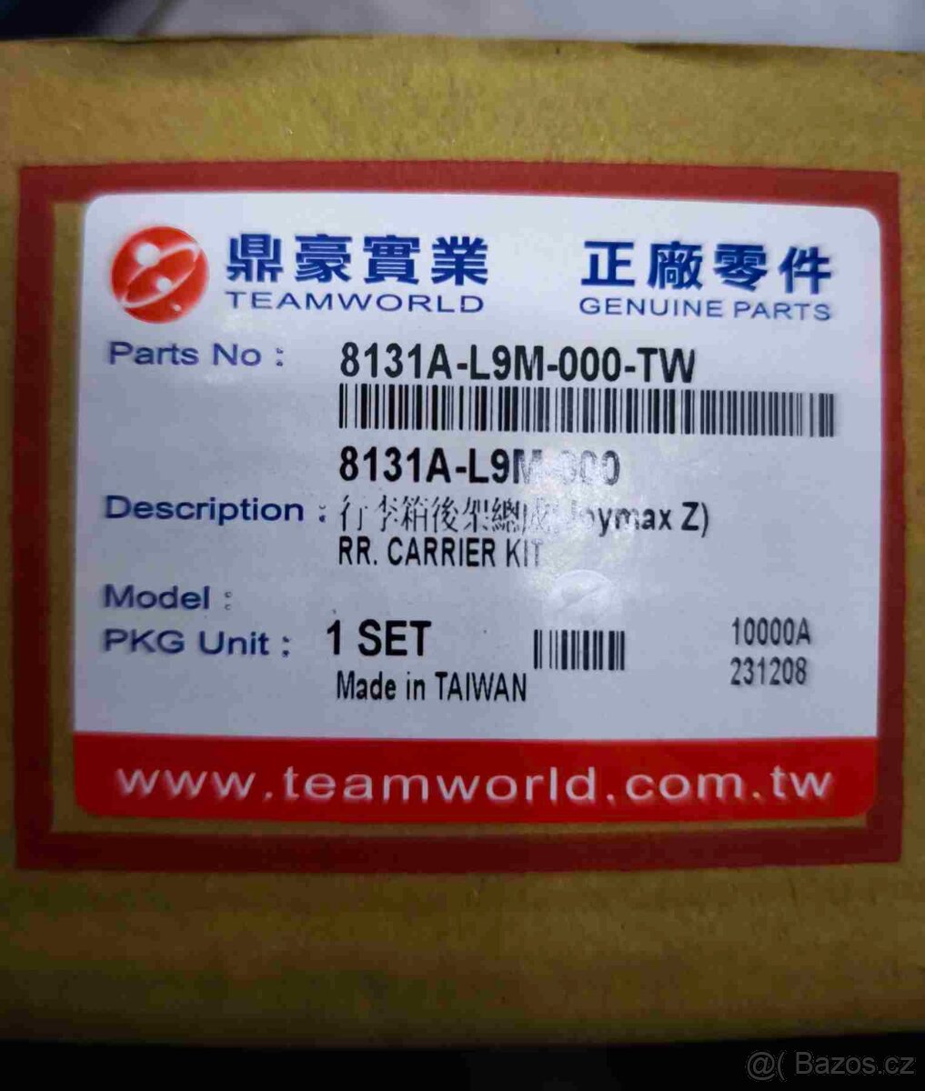 Nosič kufru SYM GTS/JOYSYM/CRUISYM/JOYMAX Z - 2