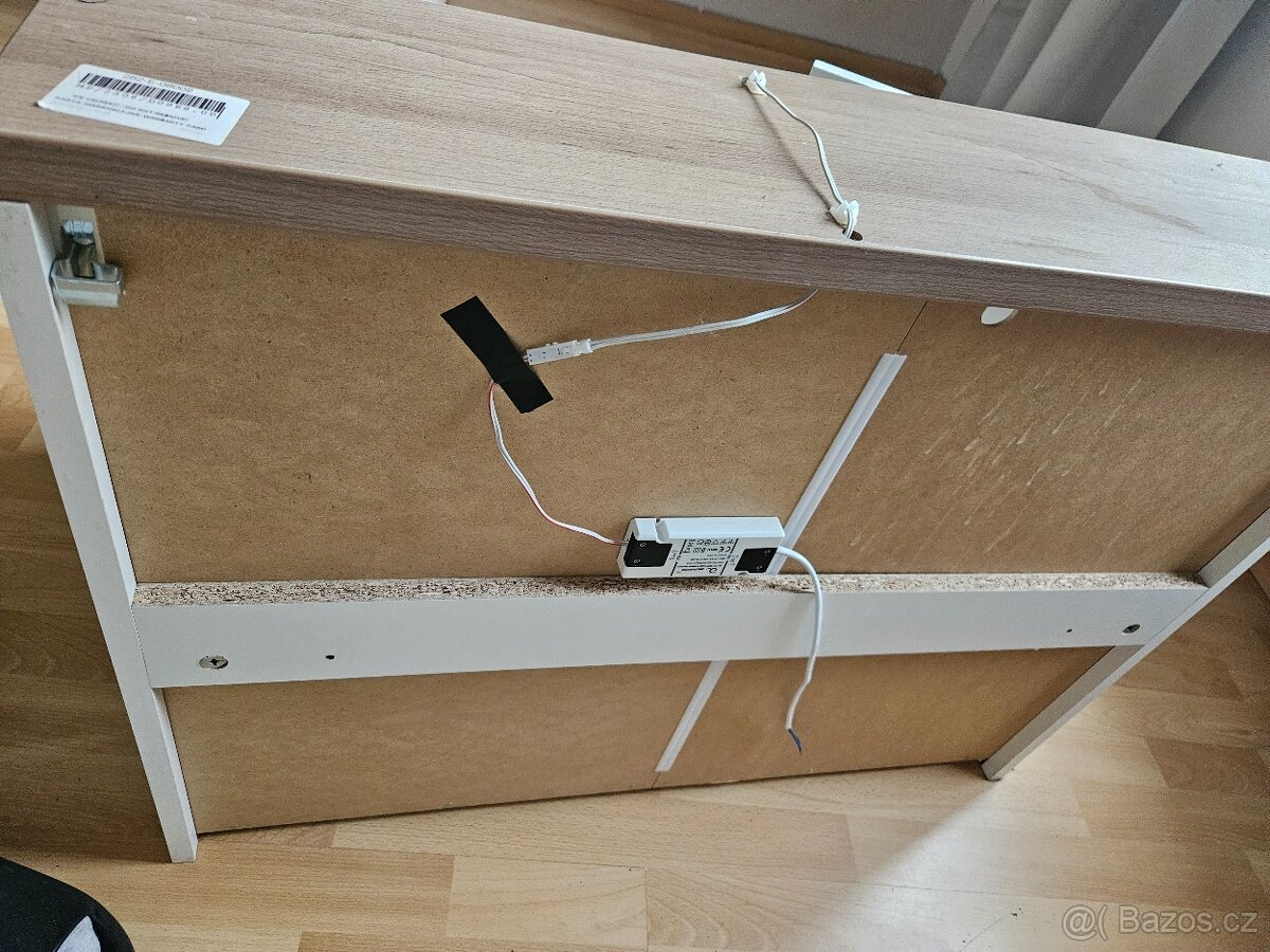 Zrcadlová skříňka Naturel Stilla + LED 80x60 cm - 2