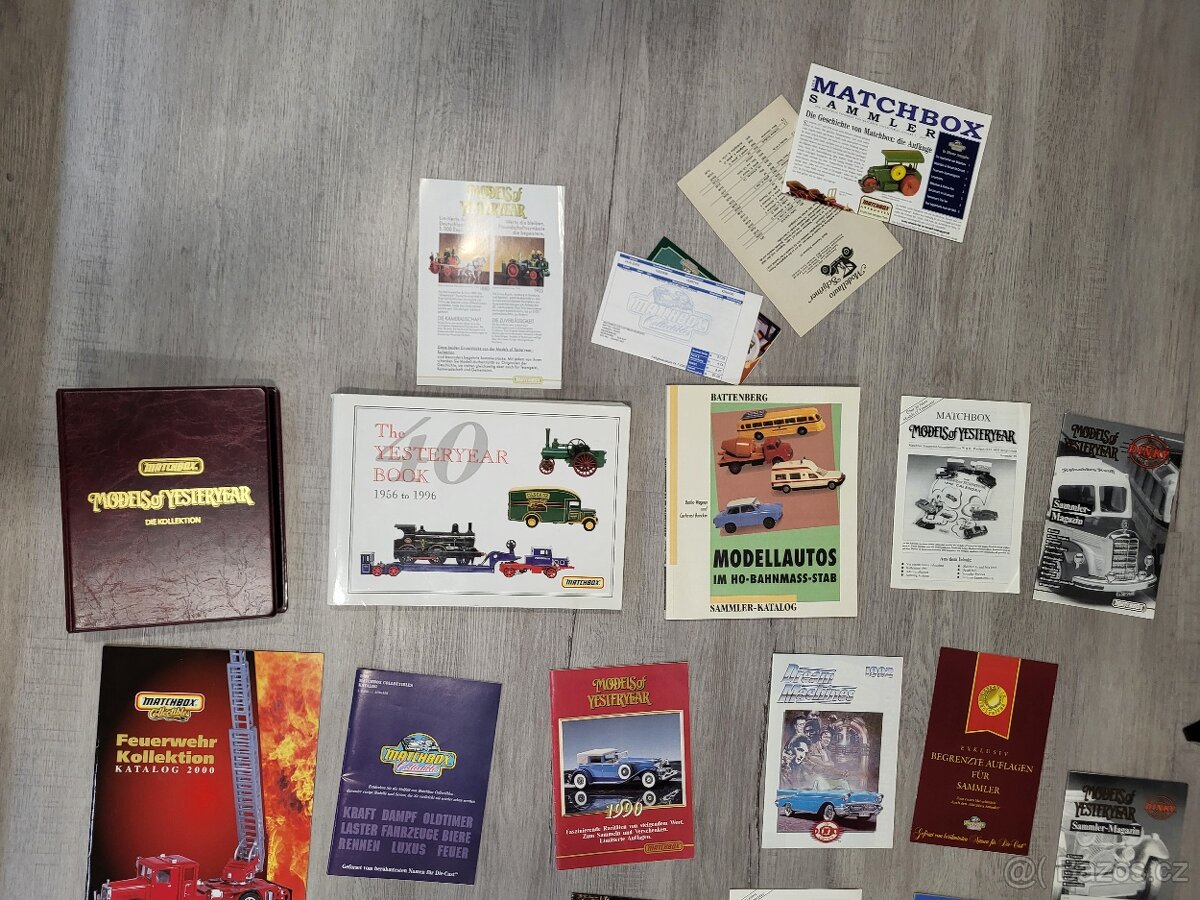 MATCHBOX KATALOGY, LITERATURA KONVOLUT - 2