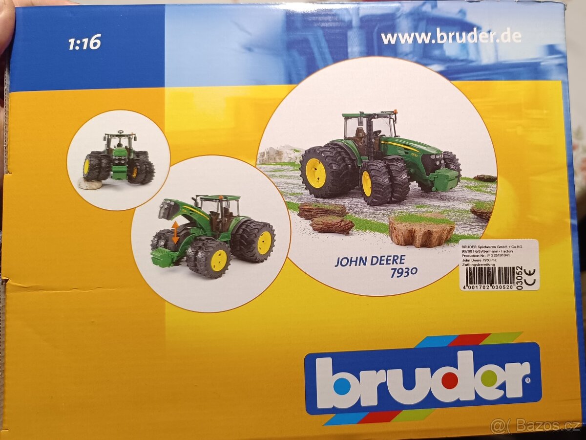 Prodám propracovaný model traktoru John Deere - 2