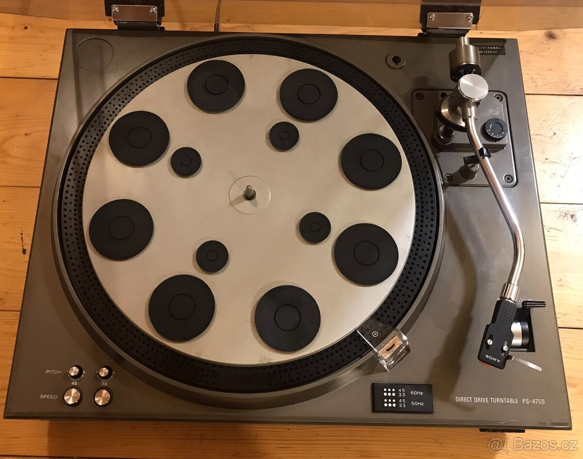 ŠPIČKOVÝ GRAMOFON SONY PS-4750 (1974) PŘÍMÝ NÁHON - 2