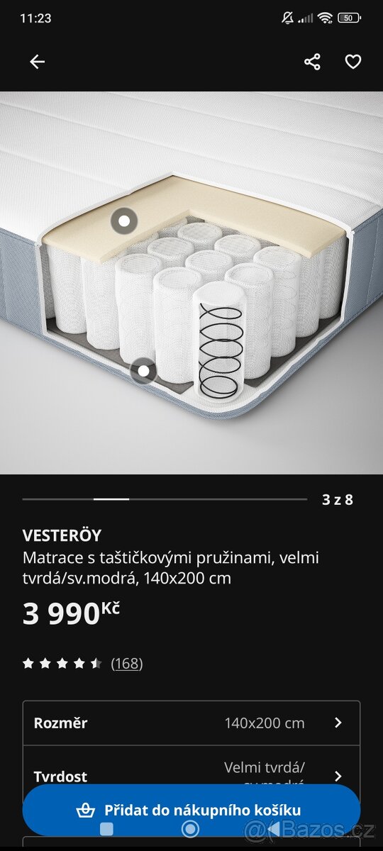 Matrace IKEA 140x200 - 2