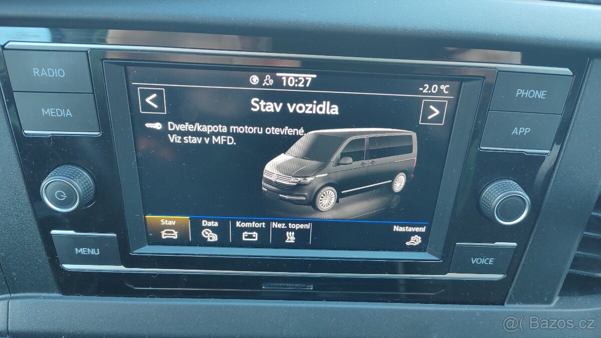 VW T6.1 upgrade přihřívače Webasto+MENU INFOTEJMENT - 2