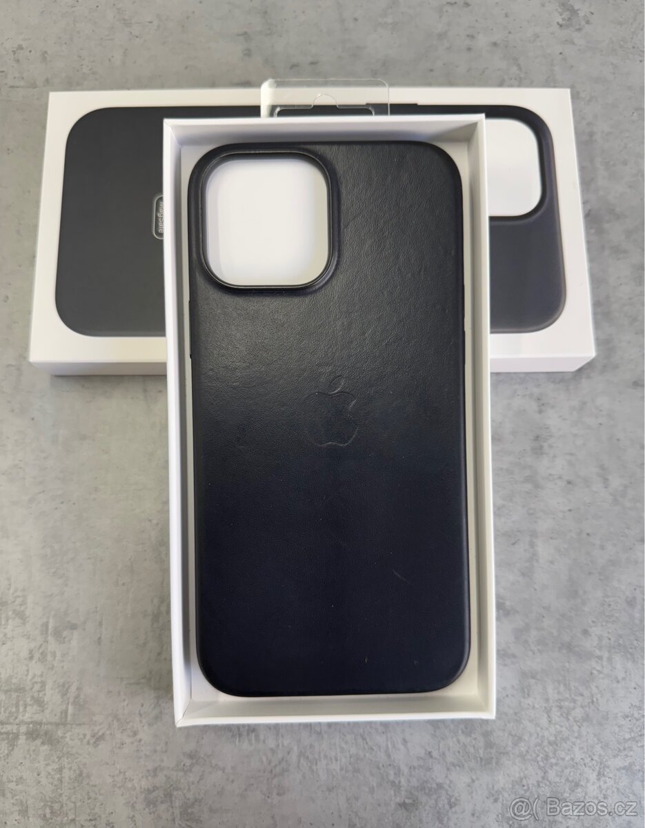 Apple Leather Case 13 Pro Max MagSafe - černý - 2