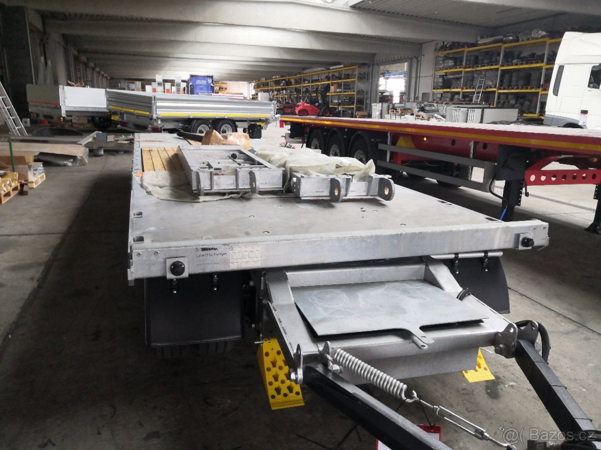 Přívěs vlek přepravník kontejnerů a stavební techniky - 2