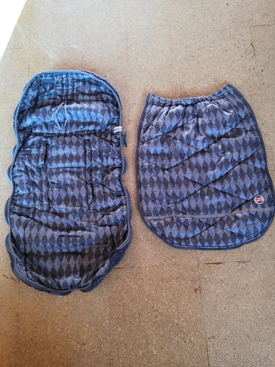 Zimní fusak lodger do autosedačky a hluboké korbičky - 2