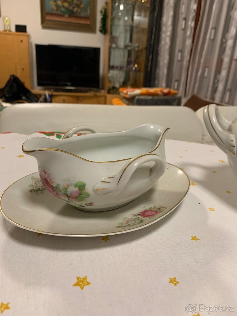 Porcelanovy starozitny servis - 2