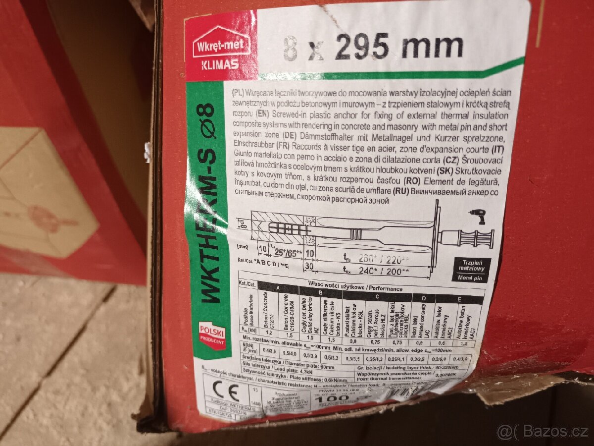 Fasádní hmoždinky 295 - 2