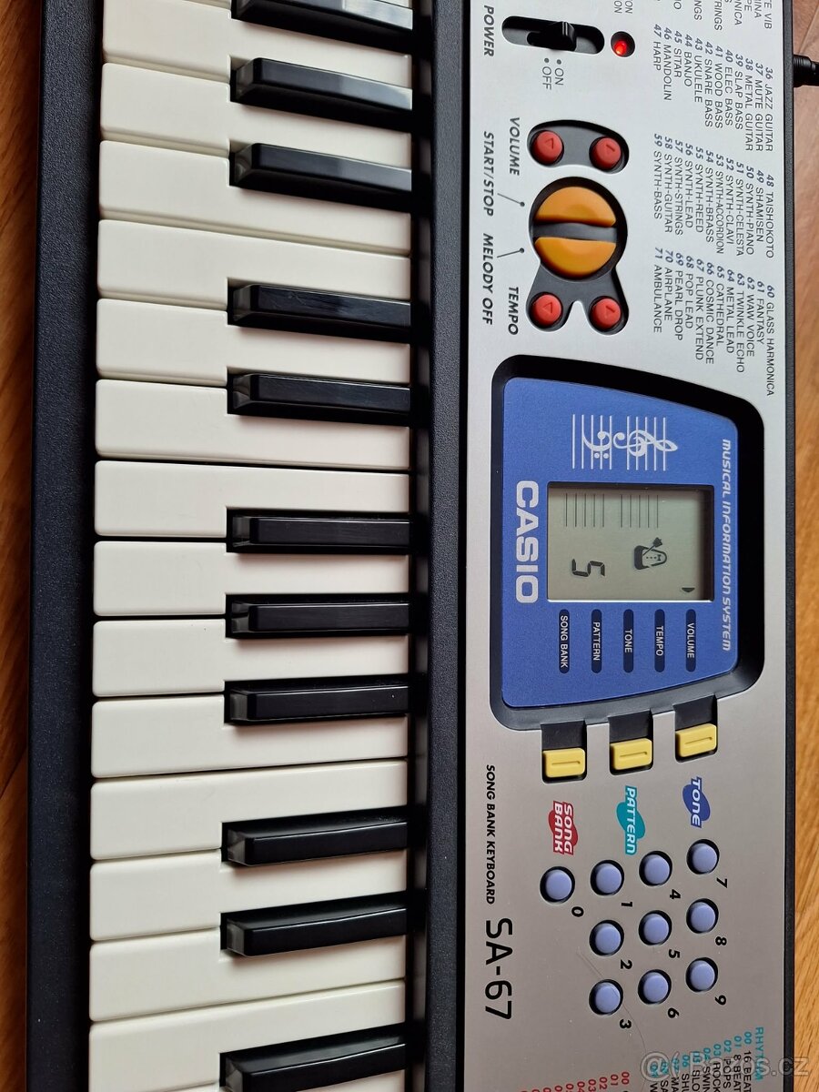 Dětské klávesy CASIO SA-67 - 2