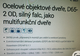Ocelové dveře dvoukřídlé - 2