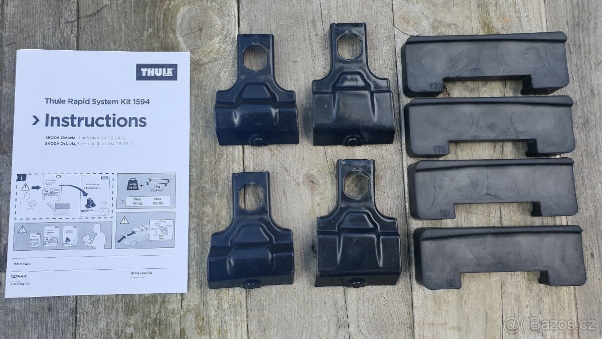 Kit Thule 1594 - ŠKODA Octavia 04-12 - 2