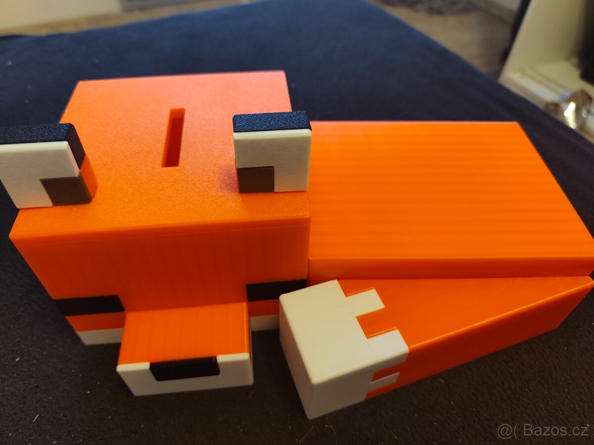 Pokladnička Liška Minecraft - 2