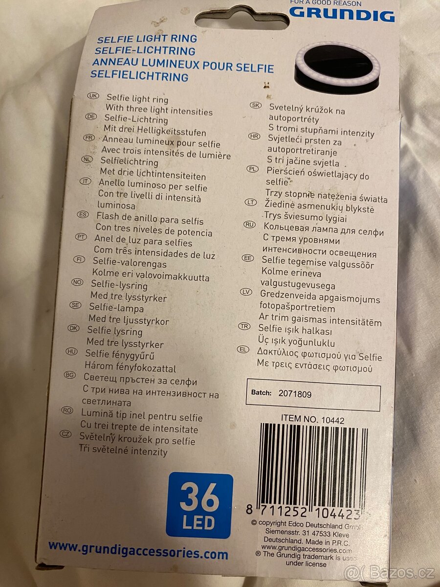 Kruhové světlo LED Ring Light Osvětlením - 2