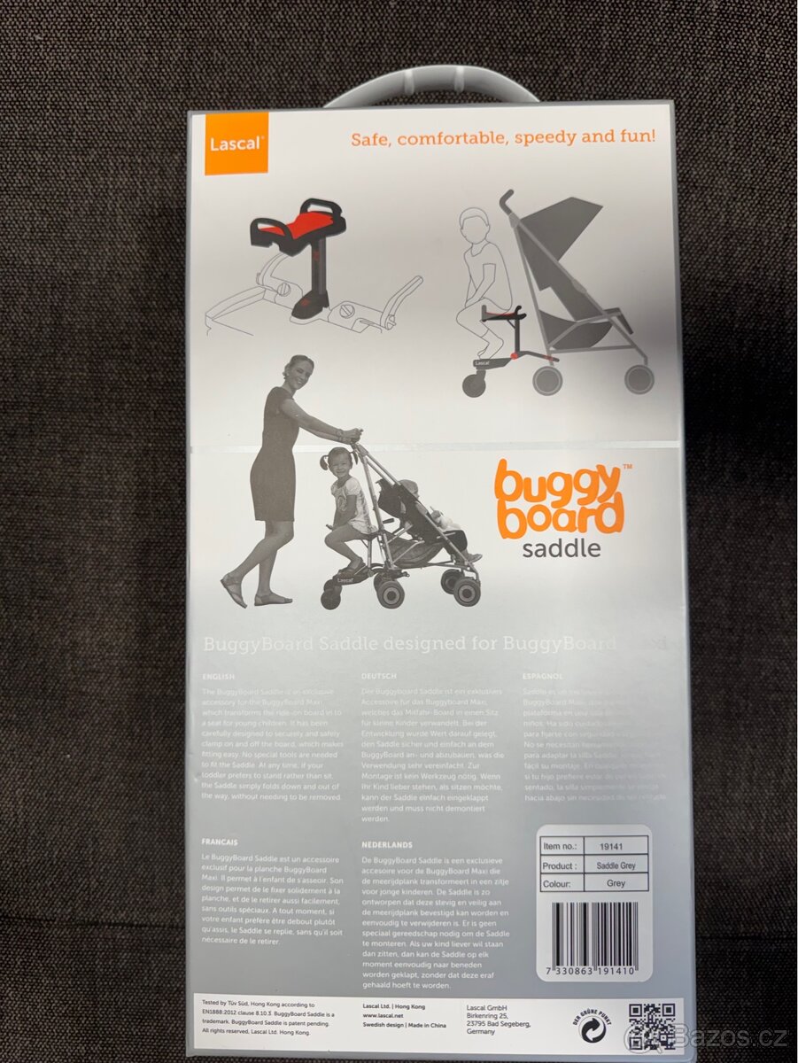 Lascal Buggy Board saddle - sedátko ke stupátku - 2