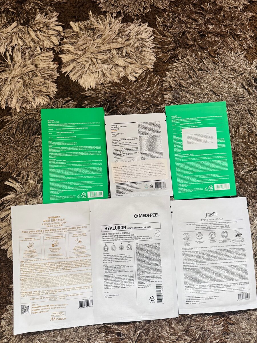 Sada korejských masek 6 ks - 2