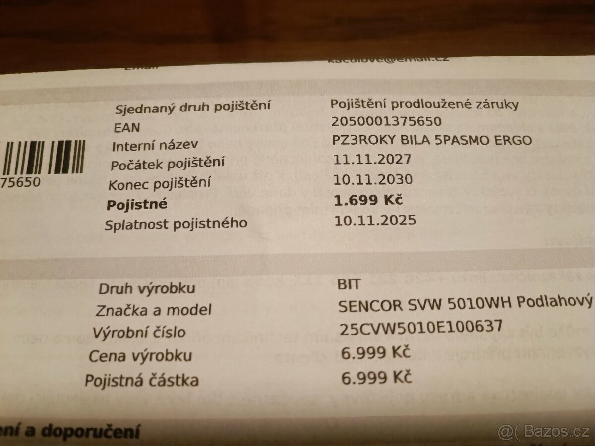 Vysavač Sencor Hard Floor cleaner SVV5010WH - 2