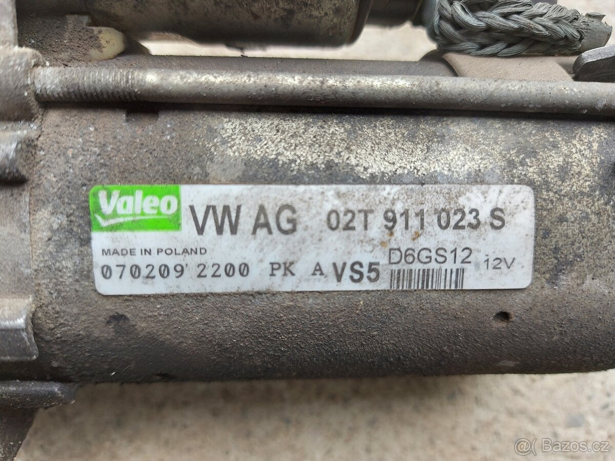 Škoda Fabia - STARTÉR - Valeo 02T911023 - 2