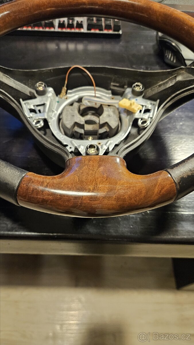 Dřevěný volant Passat b5.5, Bora, Golf, Octavia - 2