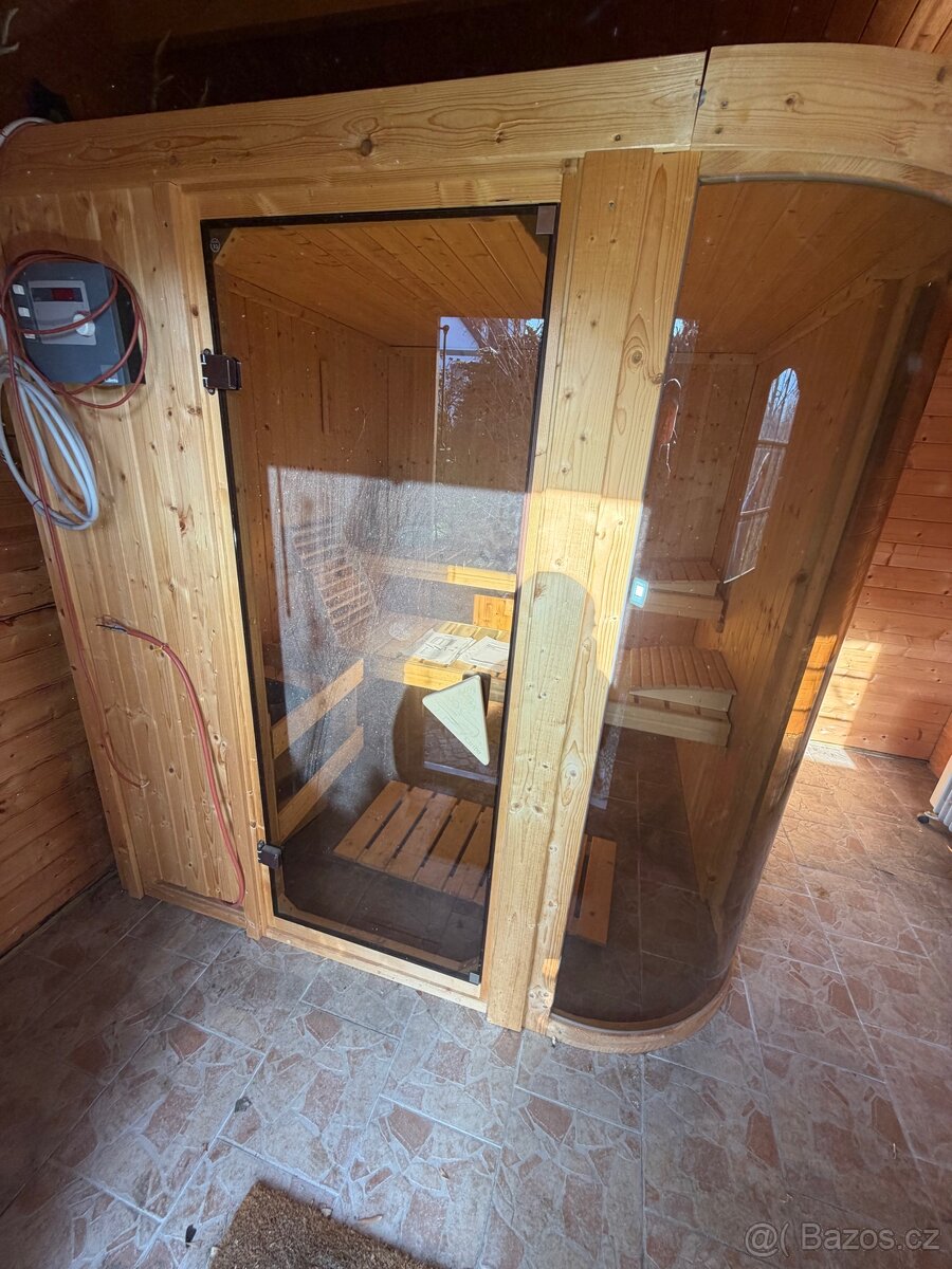 Finská sauna Karibu 198x198cm - 2