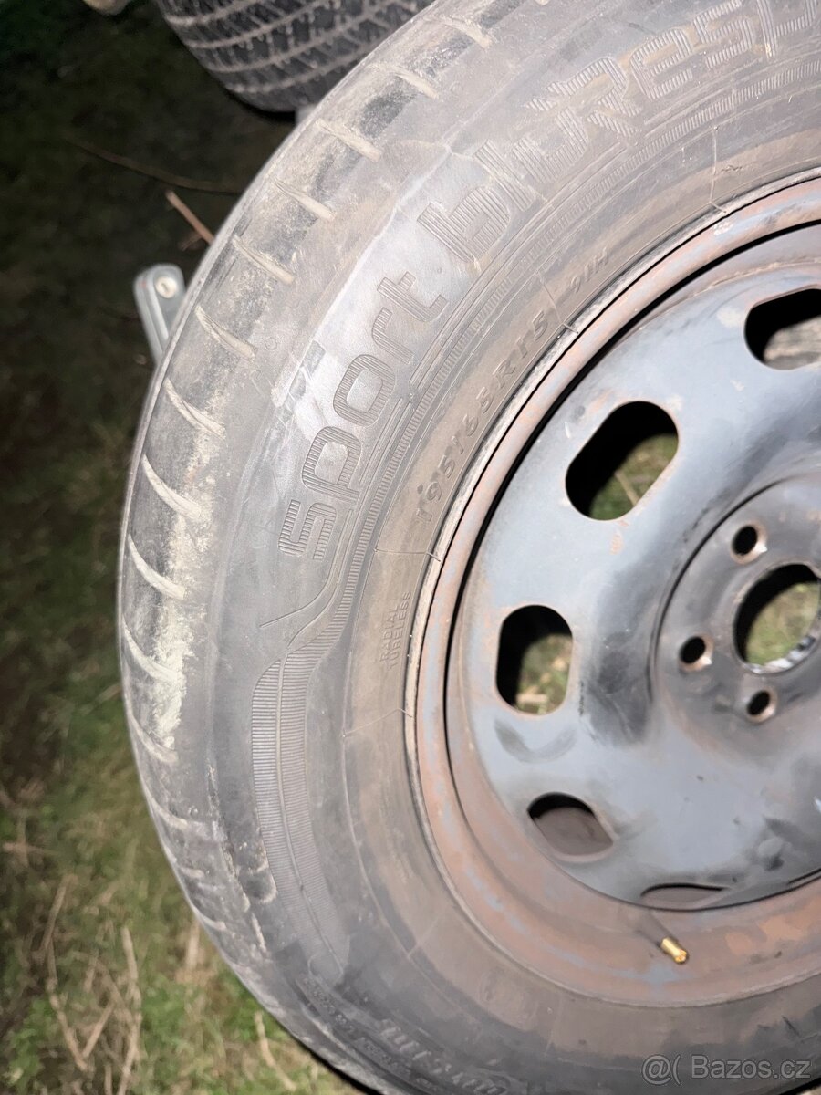 Sada plechových ko 7mm, 5x100 r15 - 2