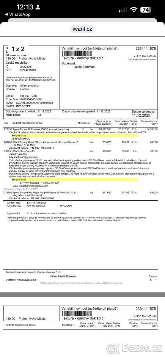 IPhone 17 pro Max oranžový - 2