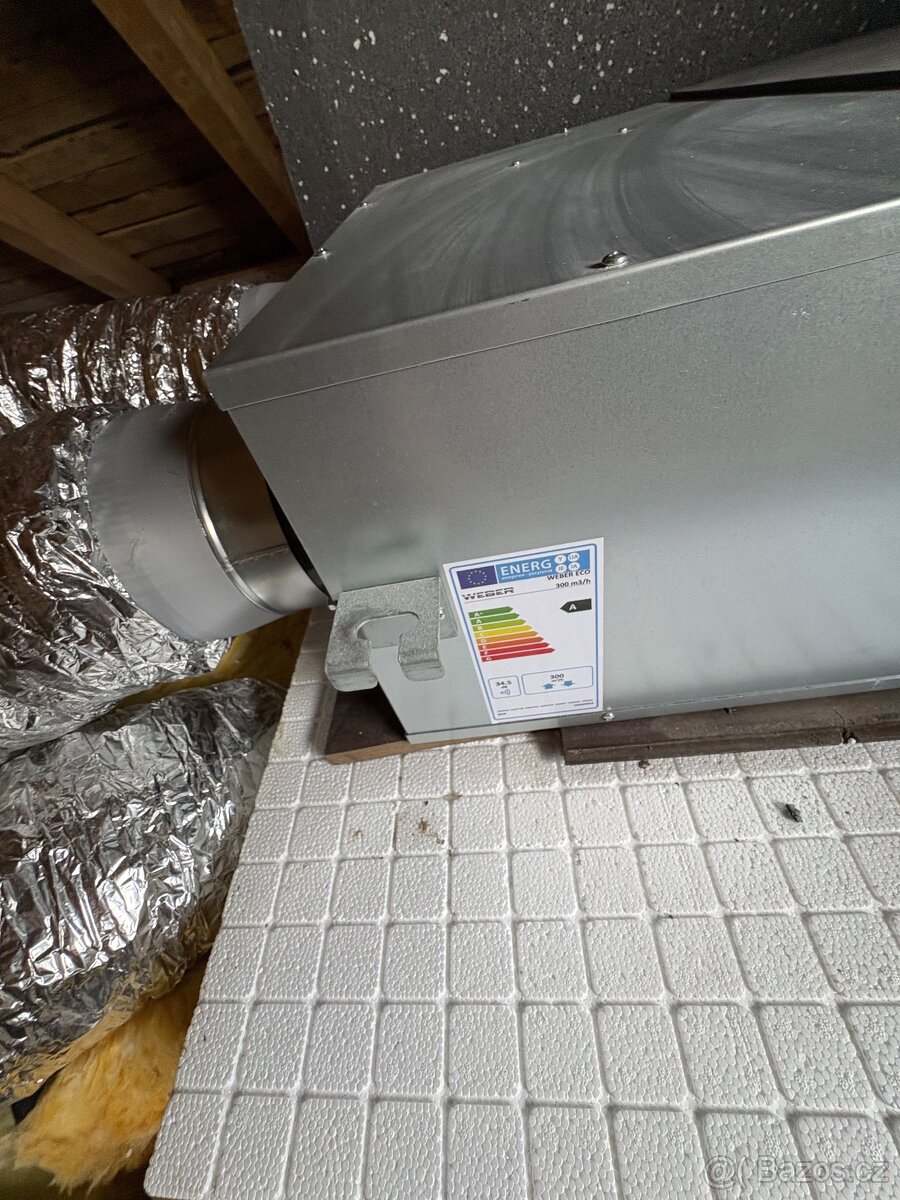Rekuperace weber eco 300. - 2