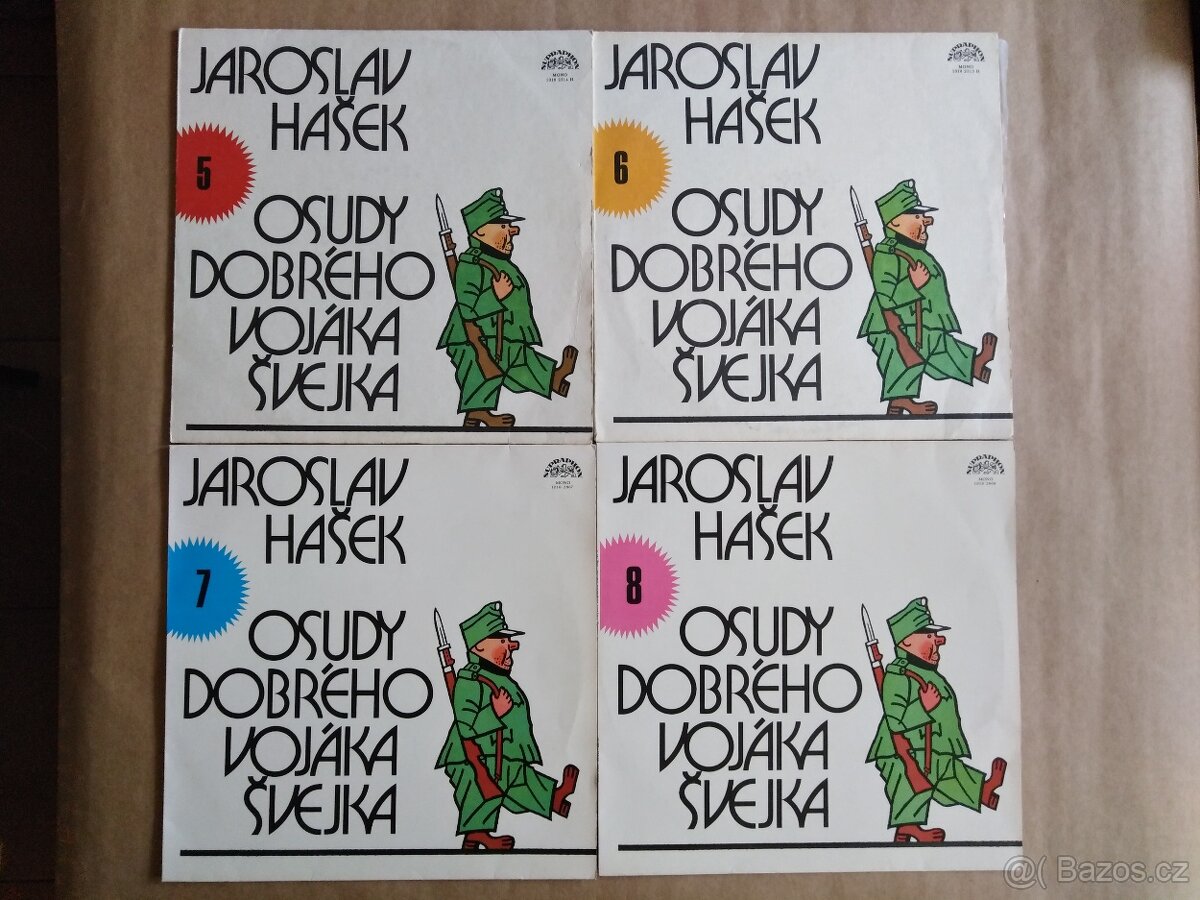 ŠVEJK - 17 LP desek - 2