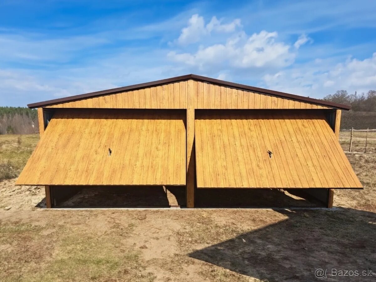 Plechová garáž 6x5m - 2