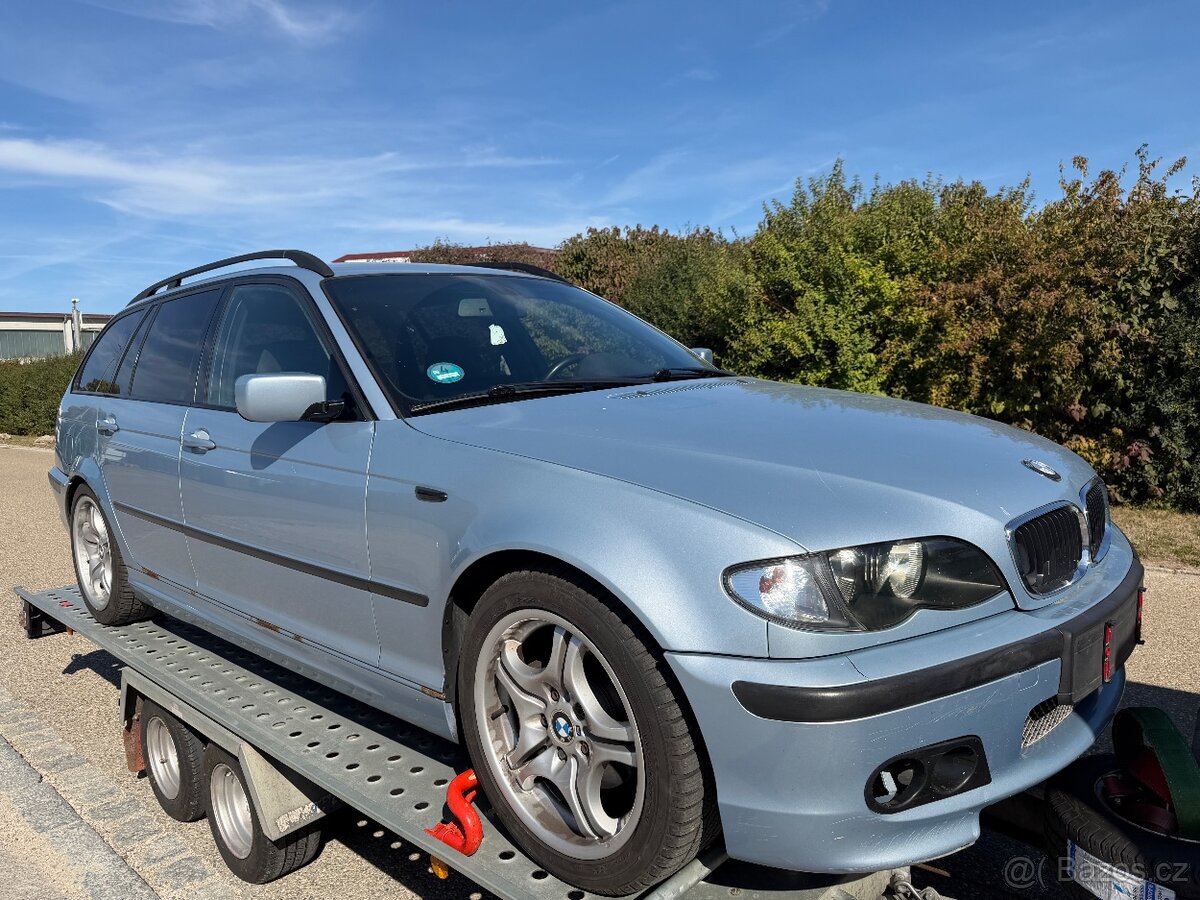 M paket nárazník + Prahy BMW e46 nárazníky touring - 2