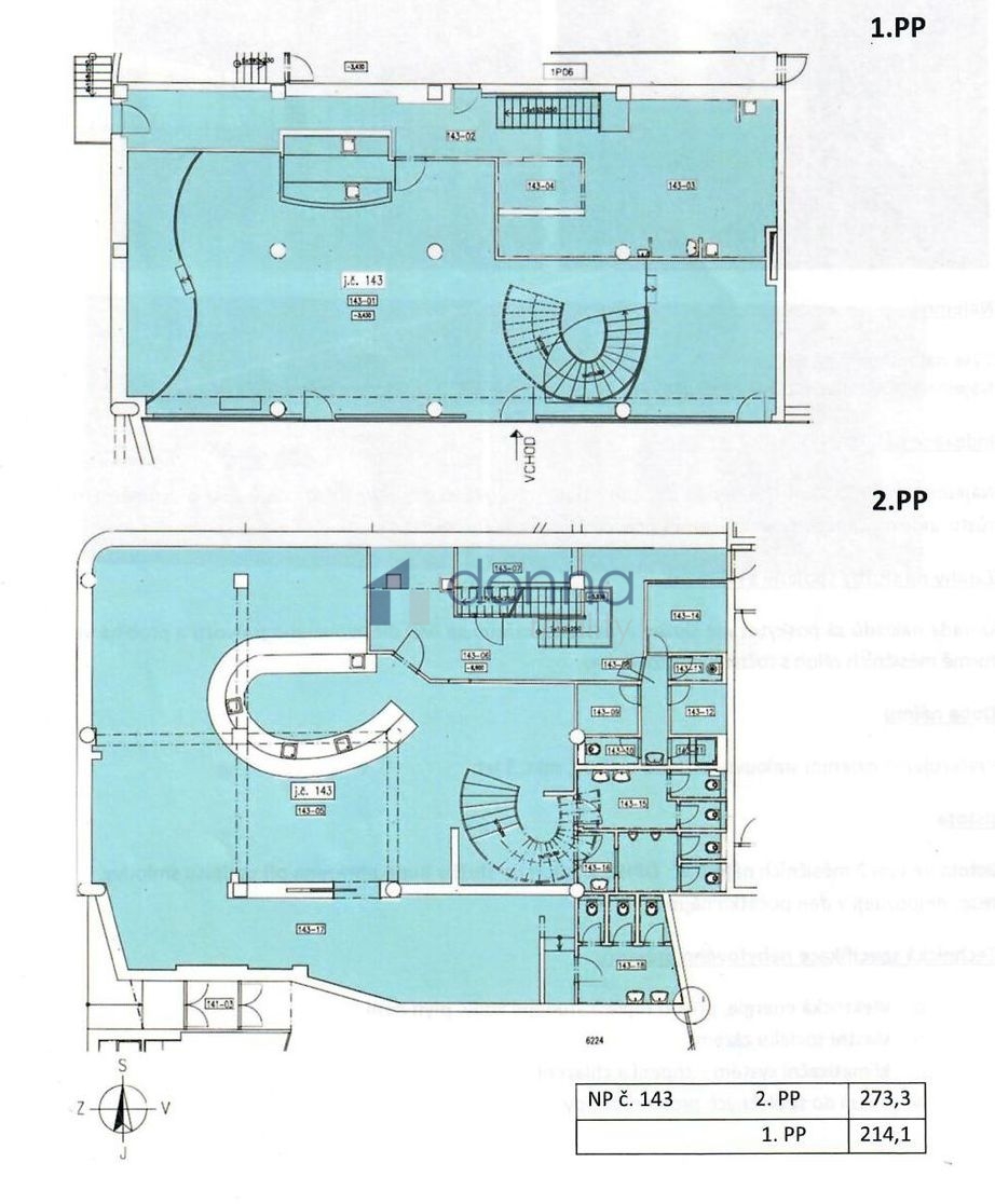 Pronájem obchodních prostor 487m², ulice Chrudimská, Vinohra - 2