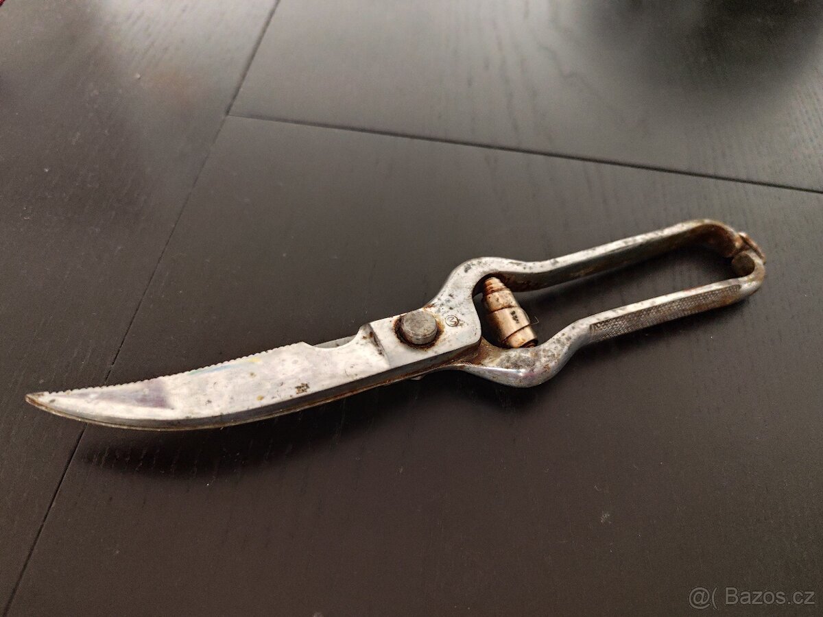 Retro nůžky na drůbež na kuře - 2