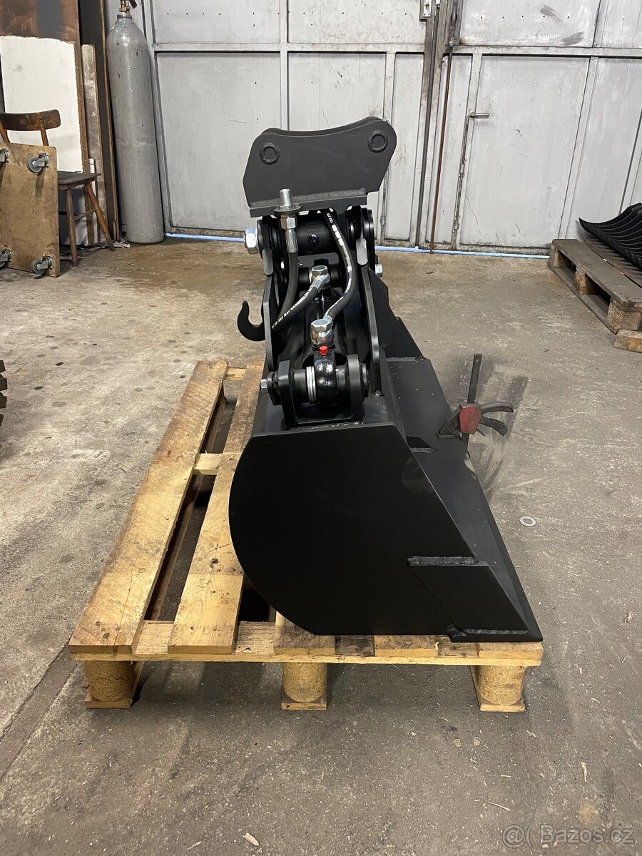 Hydraulická Svahová lžíce 120 cm pro stroje 3-6 tun. - 2